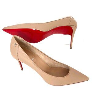 Christian Louboutin Sporty Kate Pointed Toe 85mm Pumps Red Sole Size 40.5